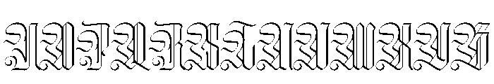 WorkhorseSaboneta ExtraLight Instance Font UPPERCASE