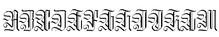 WorkhorseSaboneta Light Instance Font UPPERCASE