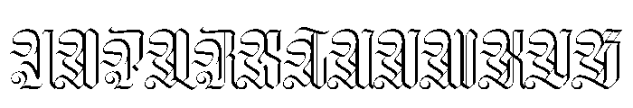 WorkhorseSaboneta Light Instance Font UPPERCASE