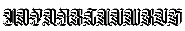 WorkhorseSaboneta Semibold Instance Font UPPERCASE
