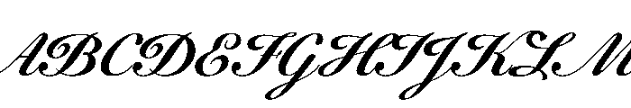 WorkhorseScript Caption Instance Font UPPERCASE