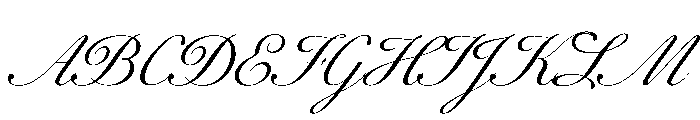 WorkhorseScript Display Instance Font UPPERCASE