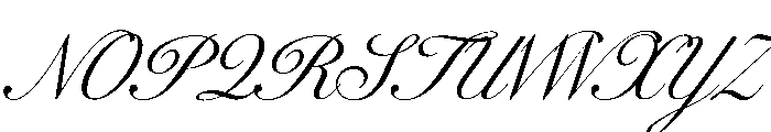 WorkhorseScript Display Instance Font UPPERCASE
