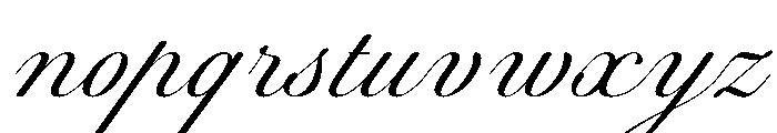 WorkhorseScript Display Instance Font LOWERCASE