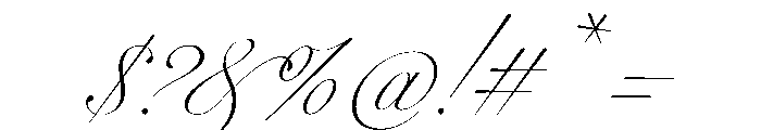 WorkhorseScript ExtraFine Instance Font OTHER CHARS