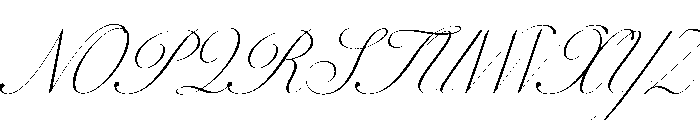 WorkhorseScript ExtraFine Instance Font UPPERCASE