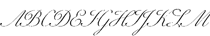 WorkhorseScript Fine Instance Font UPPERCASE