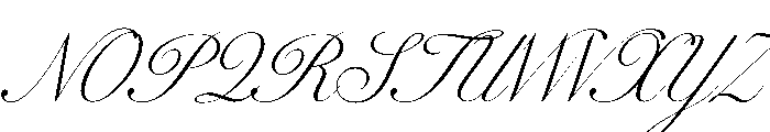 WorkhorseScript Fine Instance Font UPPERCASE