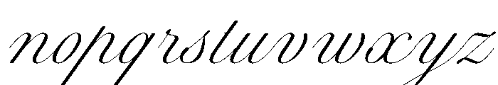 WorkhorseScript Fine Instance Font LOWERCASE