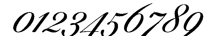 WorkhorseScript Text Instance Font OTHER CHARS