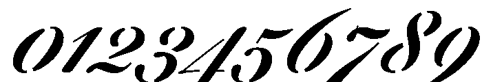 WorkhorseScriptStencil Caption Instance Font OTHER CHARS