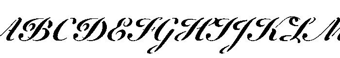 WorkhorseScriptStencil Caption Instance Font UPPERCASE