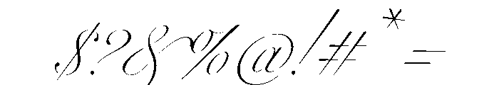 WorkhorseScriptStencil ExtraFine Instance Font OTHER CHARS