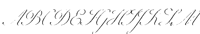 WorkhorseScriptStencil ExtraFine Instance Font UPPERCASE