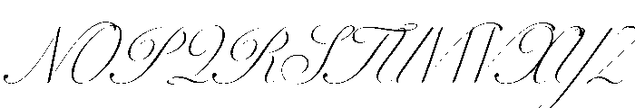 WorkhorseScriptStencil ExtraFine Instance Font UPPERCASE
