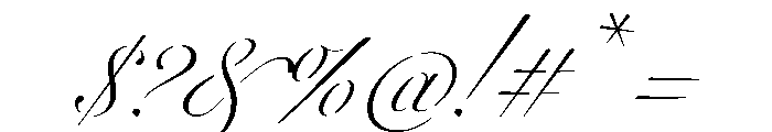 WorkhorseScriptStencil Fine Instance Font OTHER CHARS