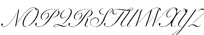 WorkhorseScriptStencil Fine Instance Font UPPERCASE