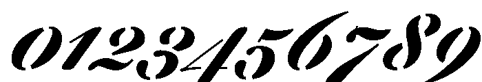 WorkhorseScriptStencil Micro Instance Font OTHER CHARS