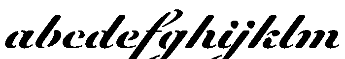 WorkhorseScriptStencil Micro Instance FONT