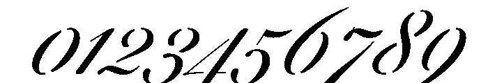 WorkhorseScriptStencil Text Instance Font OTHER CHARS