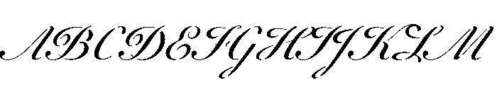 WorkhorseScriptStencil Text Instance Font UPPERCASE