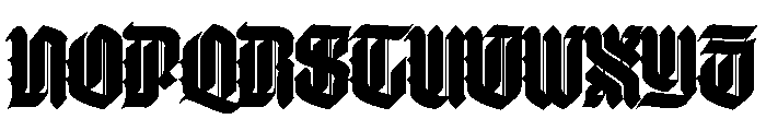 WorkhorseThyrus Black Instance Font UPPERCASE