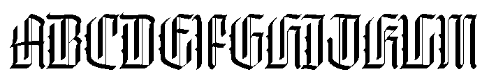 WorkhorseThyrus Book Instance Font UPPERCASE