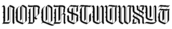 WorkhorseThyrus Book Instance Font UPPERCASE