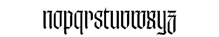 WorkhorseThyrus Book Instance Font LOWERCASE