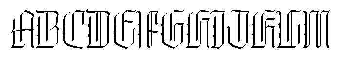 WorkhorseThyrus ExtraLight Instance Font UPPERCASE