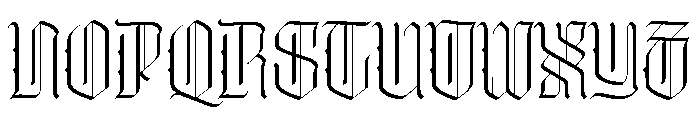 WorkhorseThyrus ExtraLight Instance Font UPPERCASE