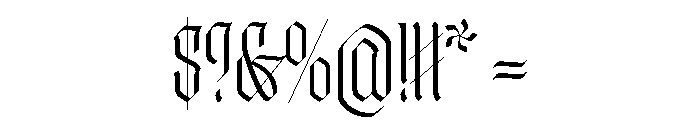 WorkhorseThyrus Light Instance Font OTHER CHARS
