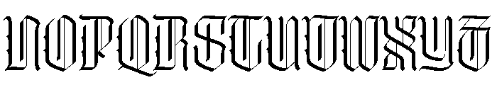 WorkhorseThyrus Light Instance Font UPPERCASE