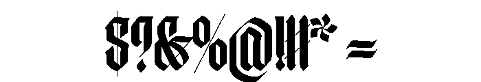 WorkhorseThyrus Semibold Instance Font OTHER CHARS