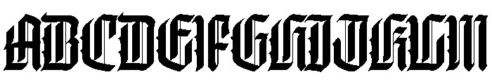 WorkhorseThyrus Semibold Instance Font UPPERCASE