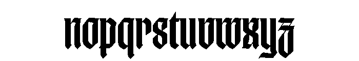 WorkhorseThyrus Semibold Instance Font LOWERCASE