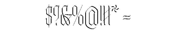 WorkhorseThyrus Thin Instance Font OTHER CHARS