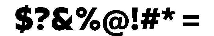 Wotfard Bold Font OTHER CHARS