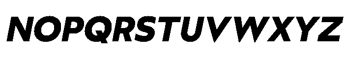 Wotfard BoldItalic Font UPPERCASE