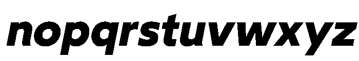 Wotfard BoldItalic Font LOWERCASE
