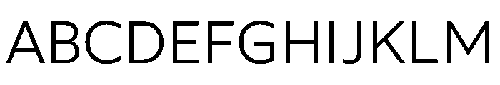 Wotfard Light Font UPPERCASE