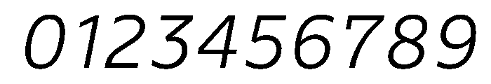 Wotfard LightItalic Font OTHER CHARS