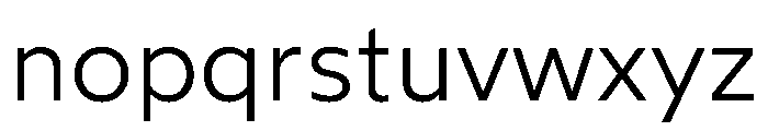 Wotfard Light Font LOWERCASE