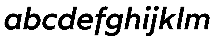 Wotfard MediumItalic FONT