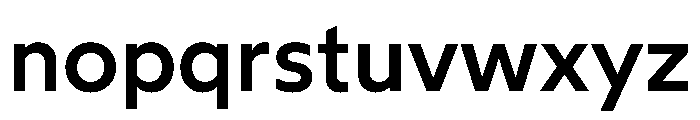 Wotfard Medium Font LOWERCASE