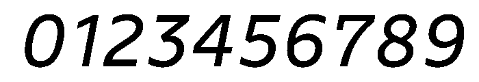 Wotfard RegularItalic Font OTHER CHARS