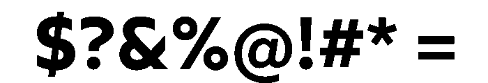 Wotfard SemiBold Font OTHER CHARS