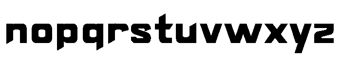 Wolves Gothic Extra Bold Font LOWERCASE