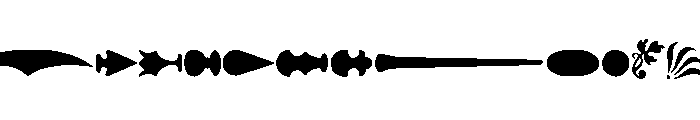 Wood Type Extras Two Font UPPERCASE
