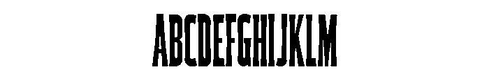Wood Type Regular Font UPPERCASE